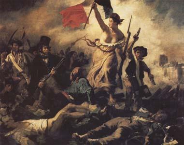 Eugene Delacroix Liberty Leading the People(28 th July 1830) (mk09) France oil painting art